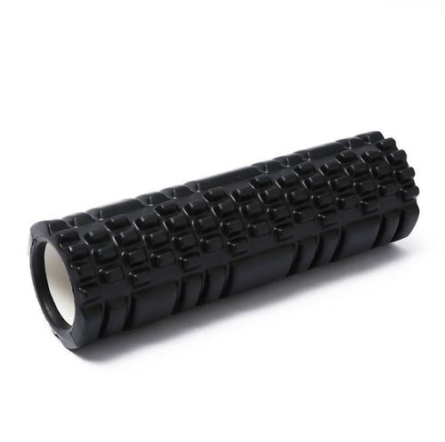 Rouleau de Fitness en Mousse Noir  — Relaxation Musculaire Profonde