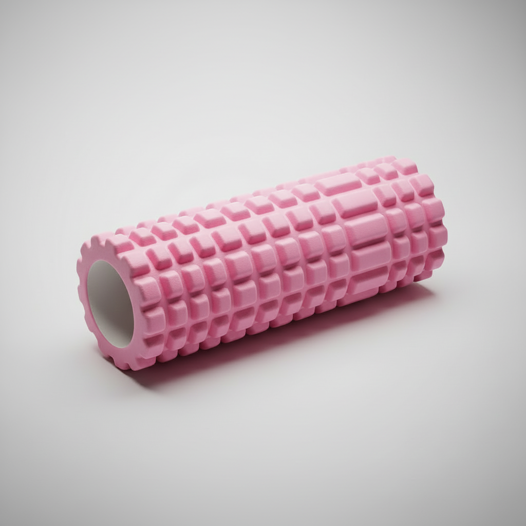 Rouleau de Fitness en Mousse Rose